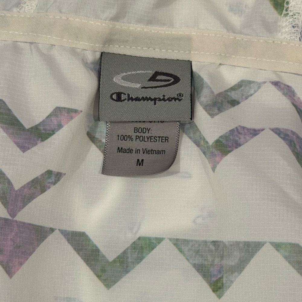 White Patterned Button-Up Jacket - Picture 3 of 3